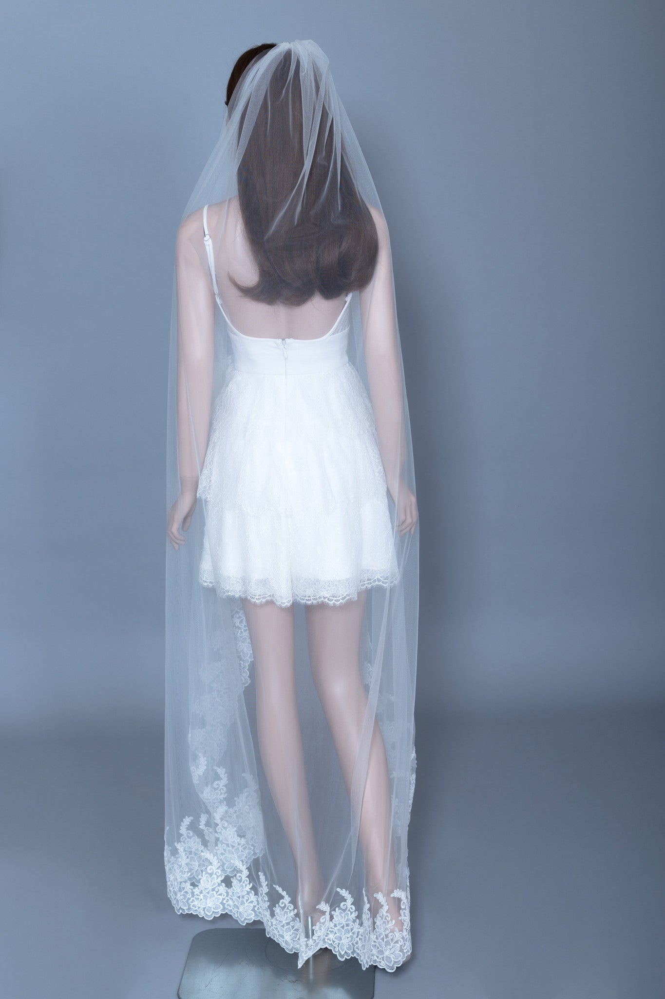 Lace Wedding Veil (#Helia) - Dream Dresses by P.M.N
 - 4