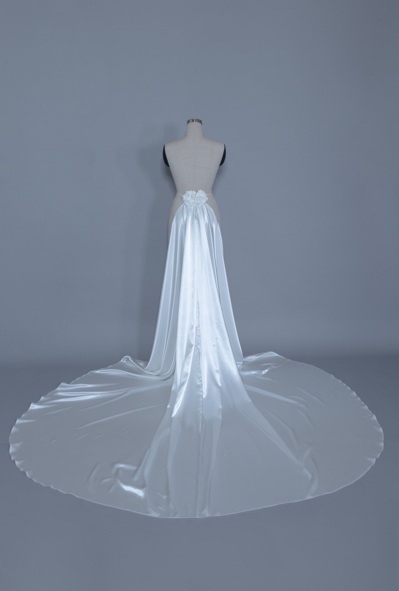 Detachable Satin Wedding Train (#Calixta) - Dream Dresses by P.M.N
 - 3