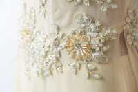 Champagne Ao Dai-Custom Made Vietnamese Bridal Dress (#Florence) - Dream Dresses by P.M.N
 - 8