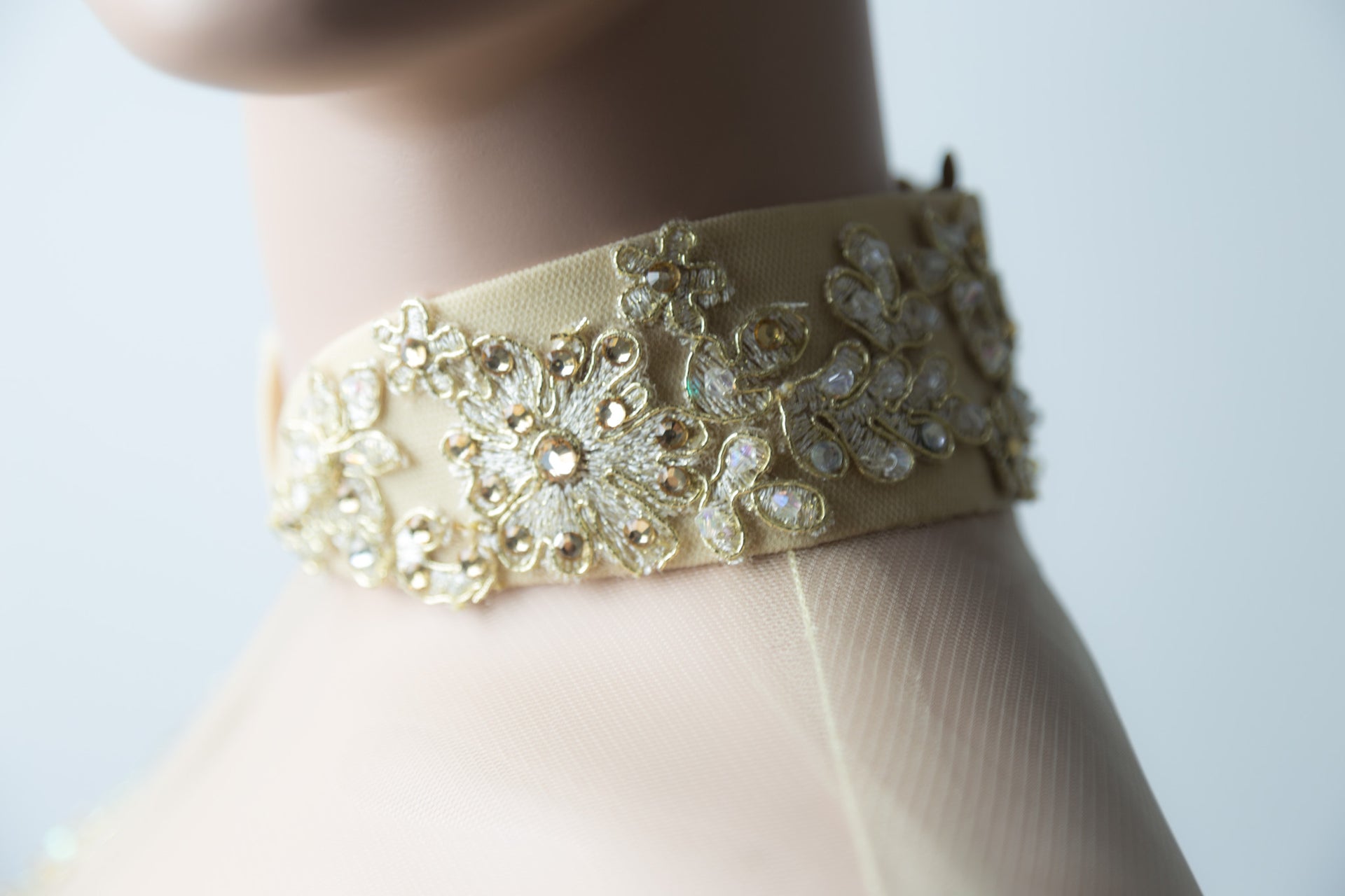 Champagne Ao Dai-Custom Made Vietnamese Bridal Dress (#Florence) - Dream Dresses by P.M.N
 - 6