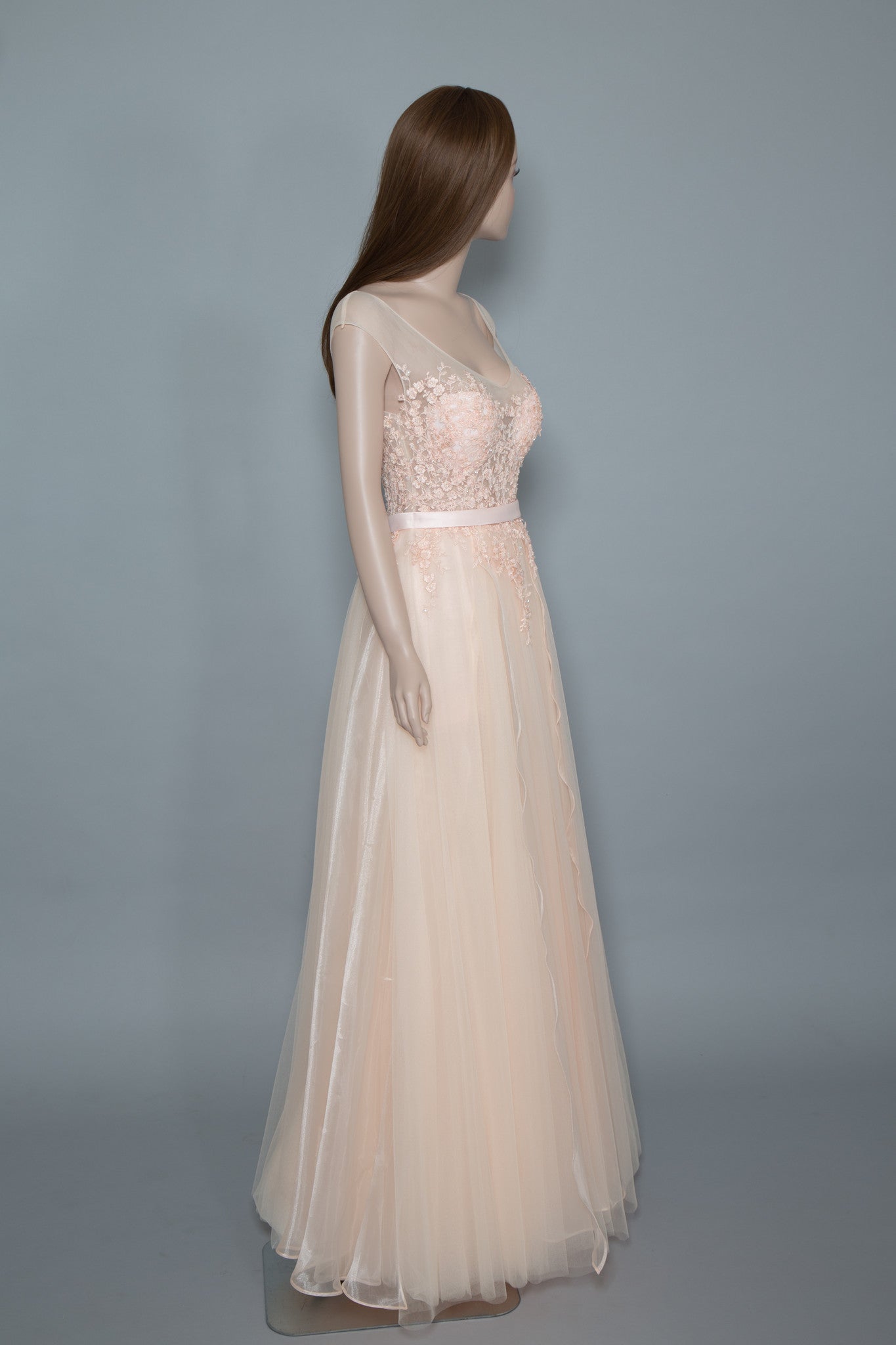 Blush Pink Tulle Gown (#Joie)
