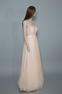 Blush Pink Tulle Gown (#Joie) - Dream Dresses by P.M.N
 - 2