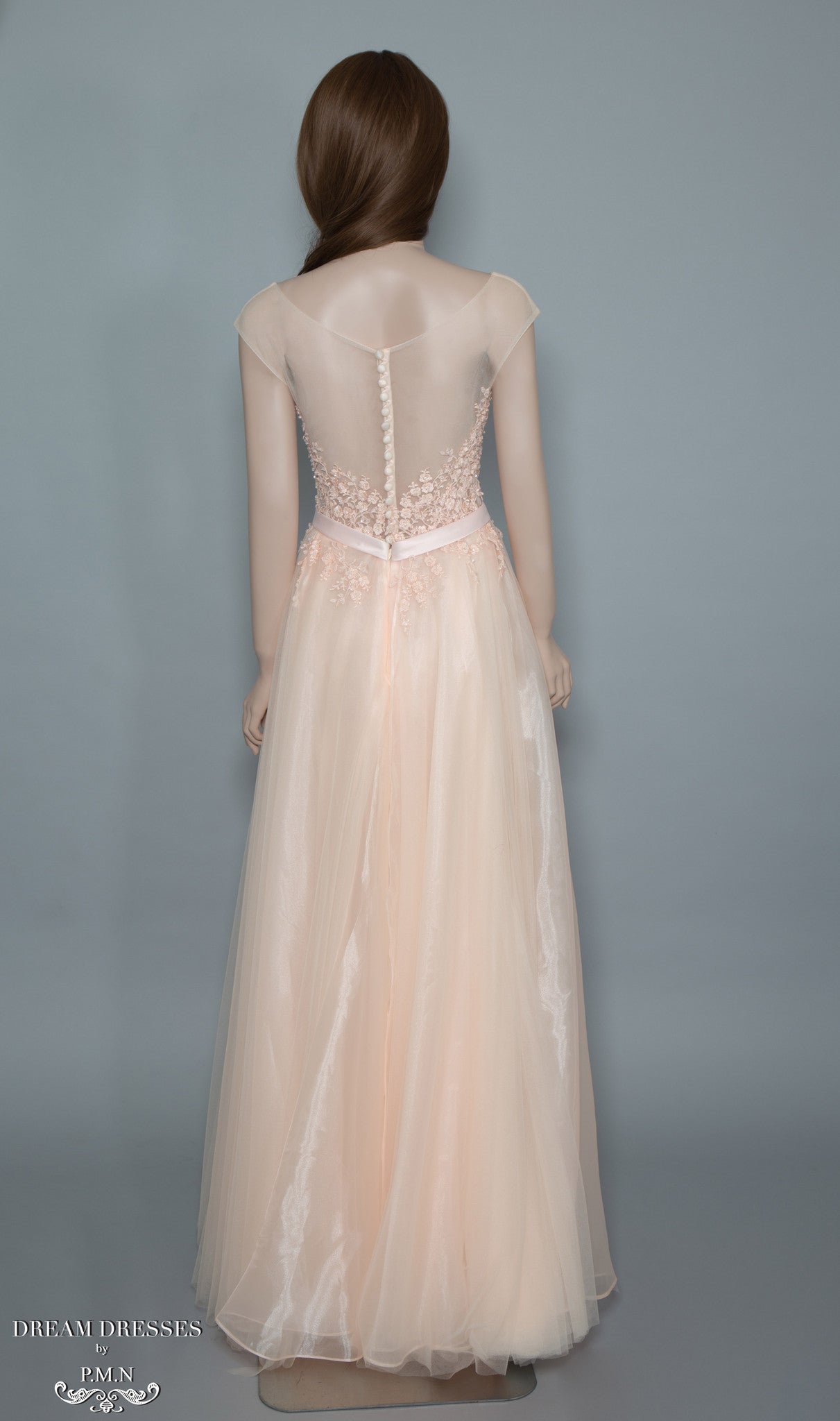 Blush Pink Tulle Gown (#Joie)