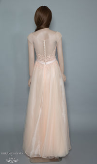Blush Pink Tulle Gown (#Joie) - Dream Dresses by P.M.N
 - 3