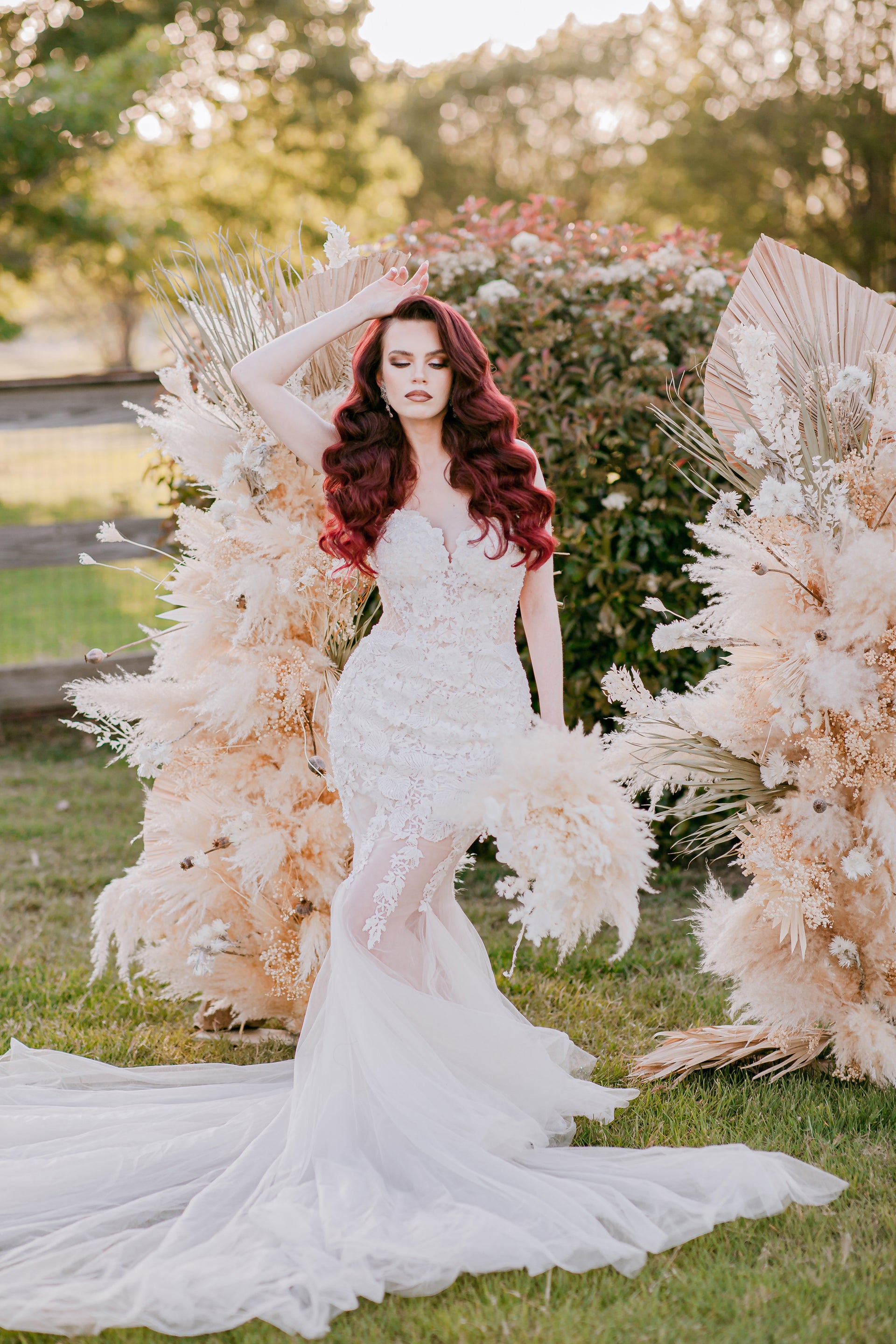 Lace and Tulle Mermaid Wedding Dress (#Julieta) - Dream Dresses by P.M.N.