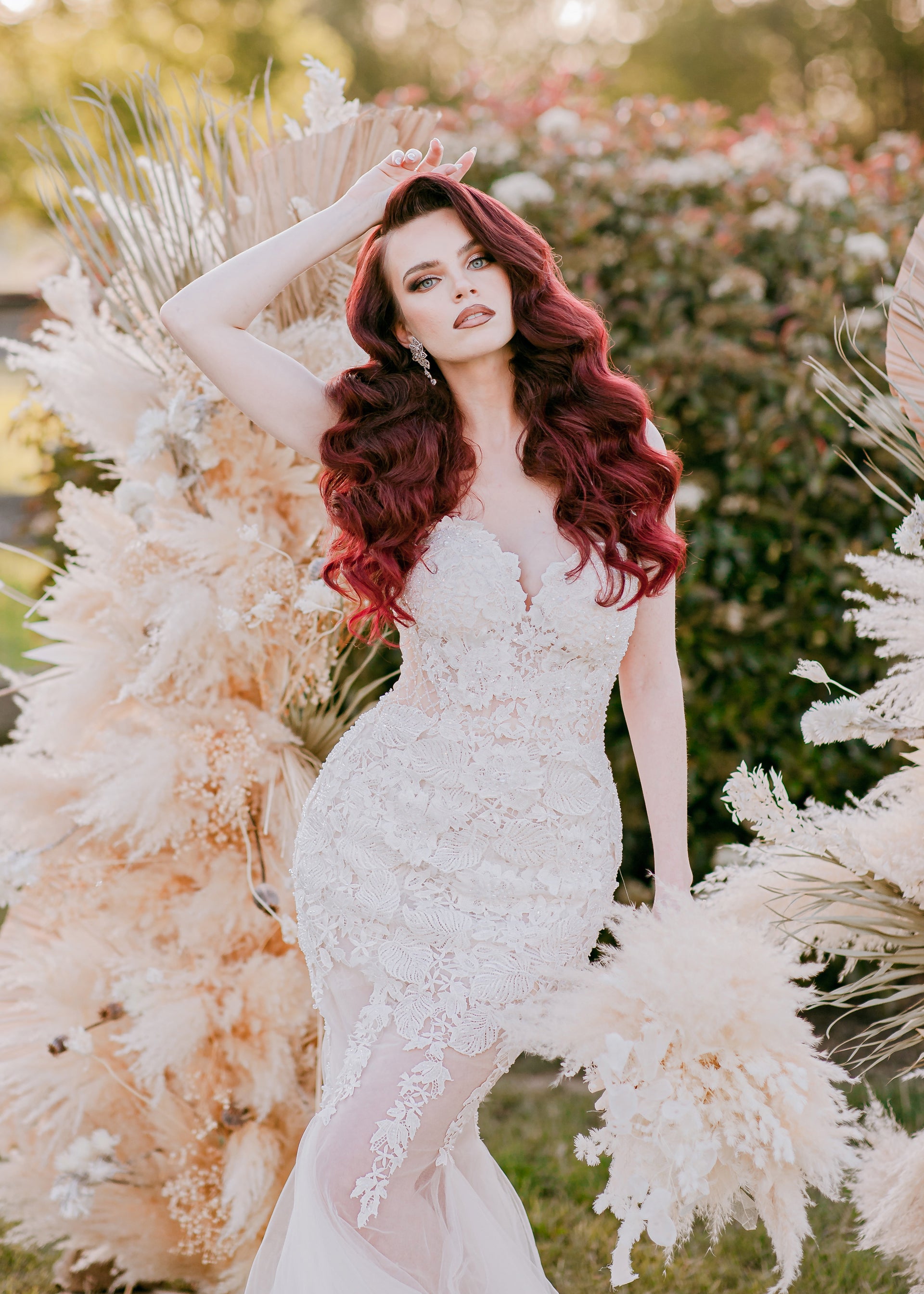 Lace and Tulle Mermaid Wedding Dress (#Julieta) - Dream Dresses by P.M.N.