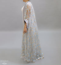 Floor Length Bridal Cape (#NAHLA) - Dream Dresses by P.M.N.