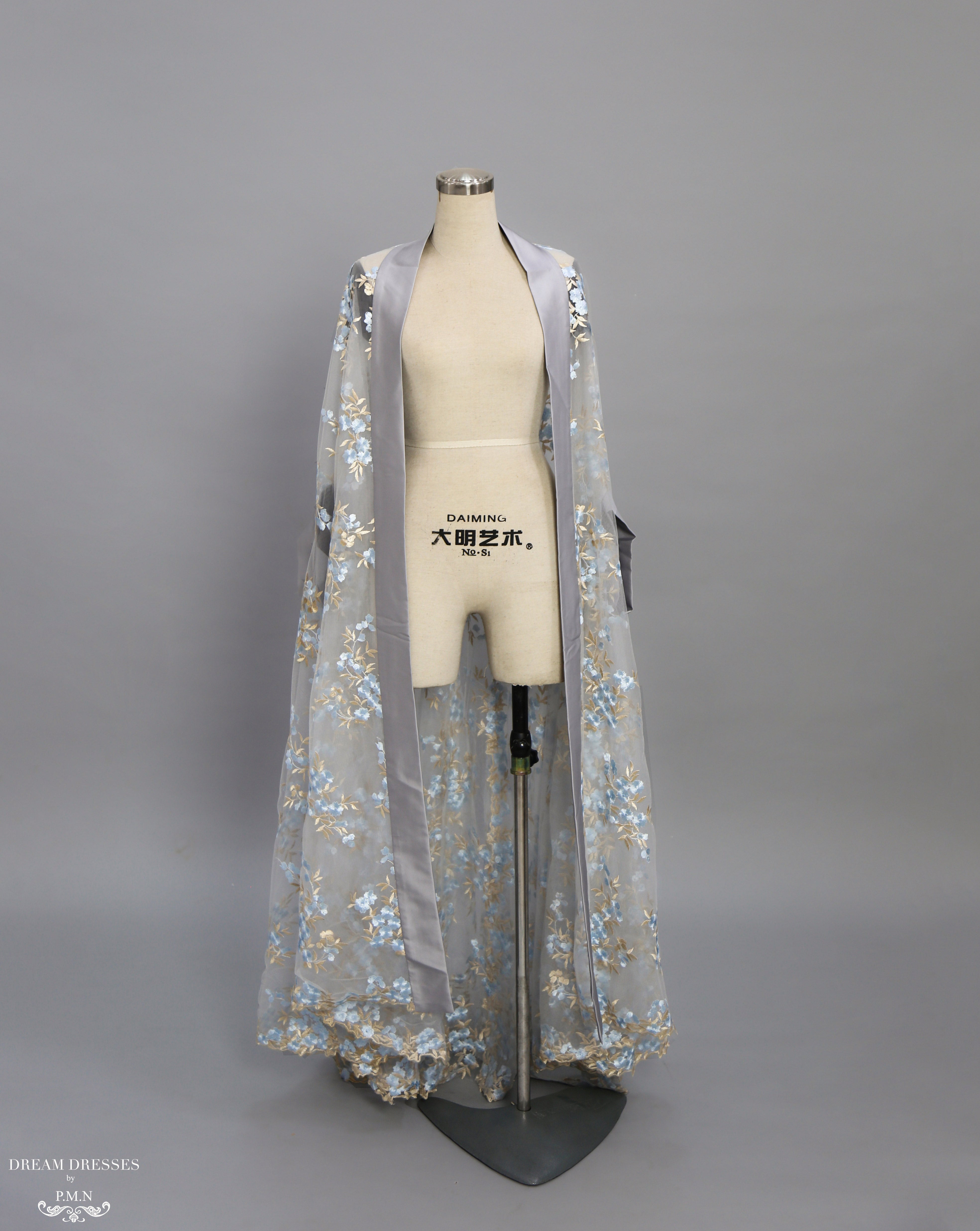 Floor Length Bridal Cape (#NAHLA)