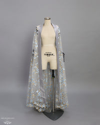 Floor Length Bridal Cape (#NAHLA) - Dream Dresses by P.M.N.