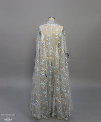 Floor Length Bridal Cape (#NAHLA) - Dream Dresses by P.M.N.