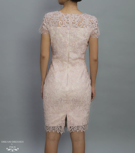 Knee Length Mother of The Bride Dress (#Janice) - Dream Dresses by P.M.N.