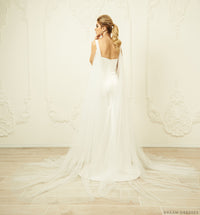 Detachable Wedding Sleeve Cape (#ISOTTA) - Dream Dresses by P.M.N.
