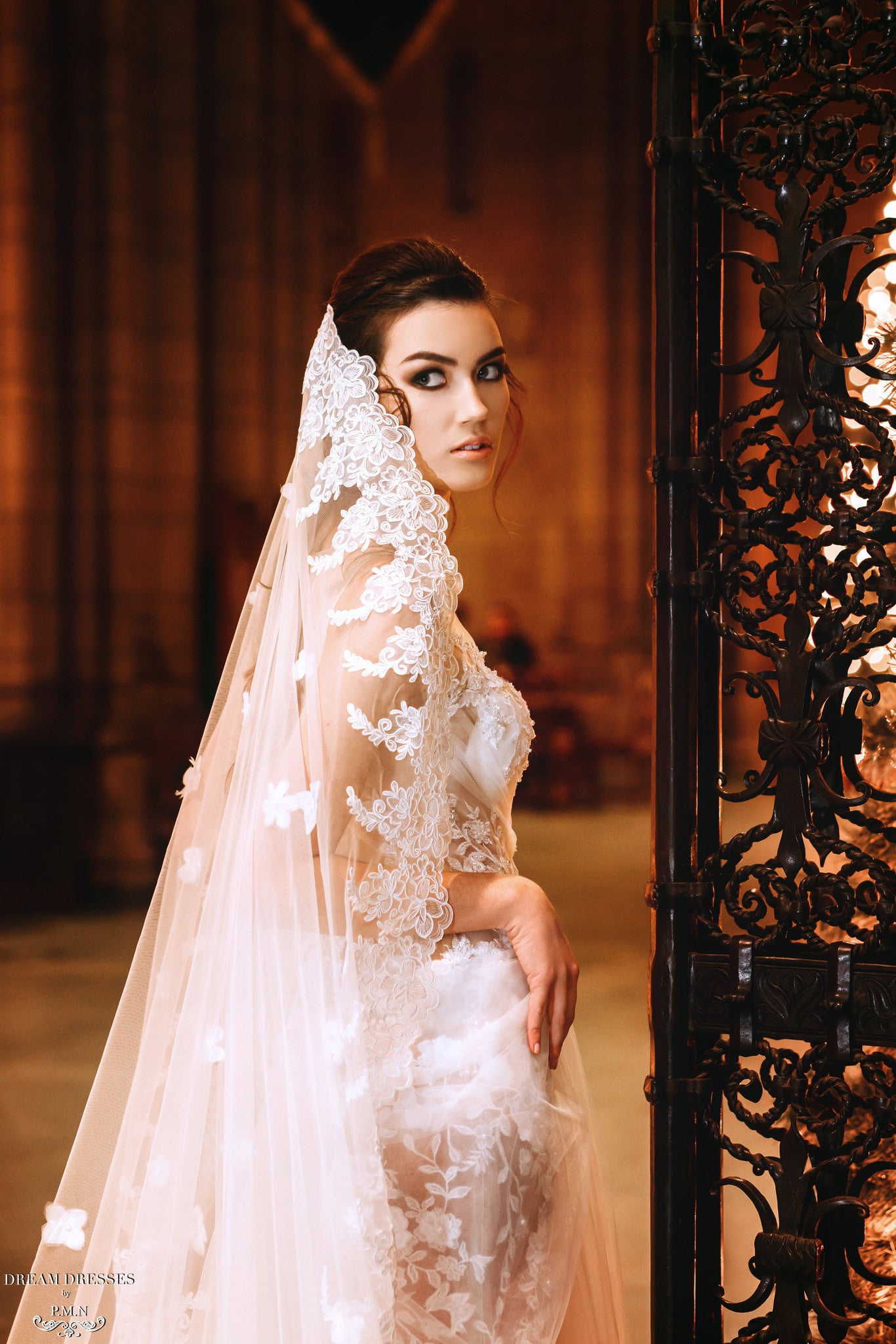 Cathedral Wedding Veil (#Izia) - Dream Dresses by P.M.N
 - 2