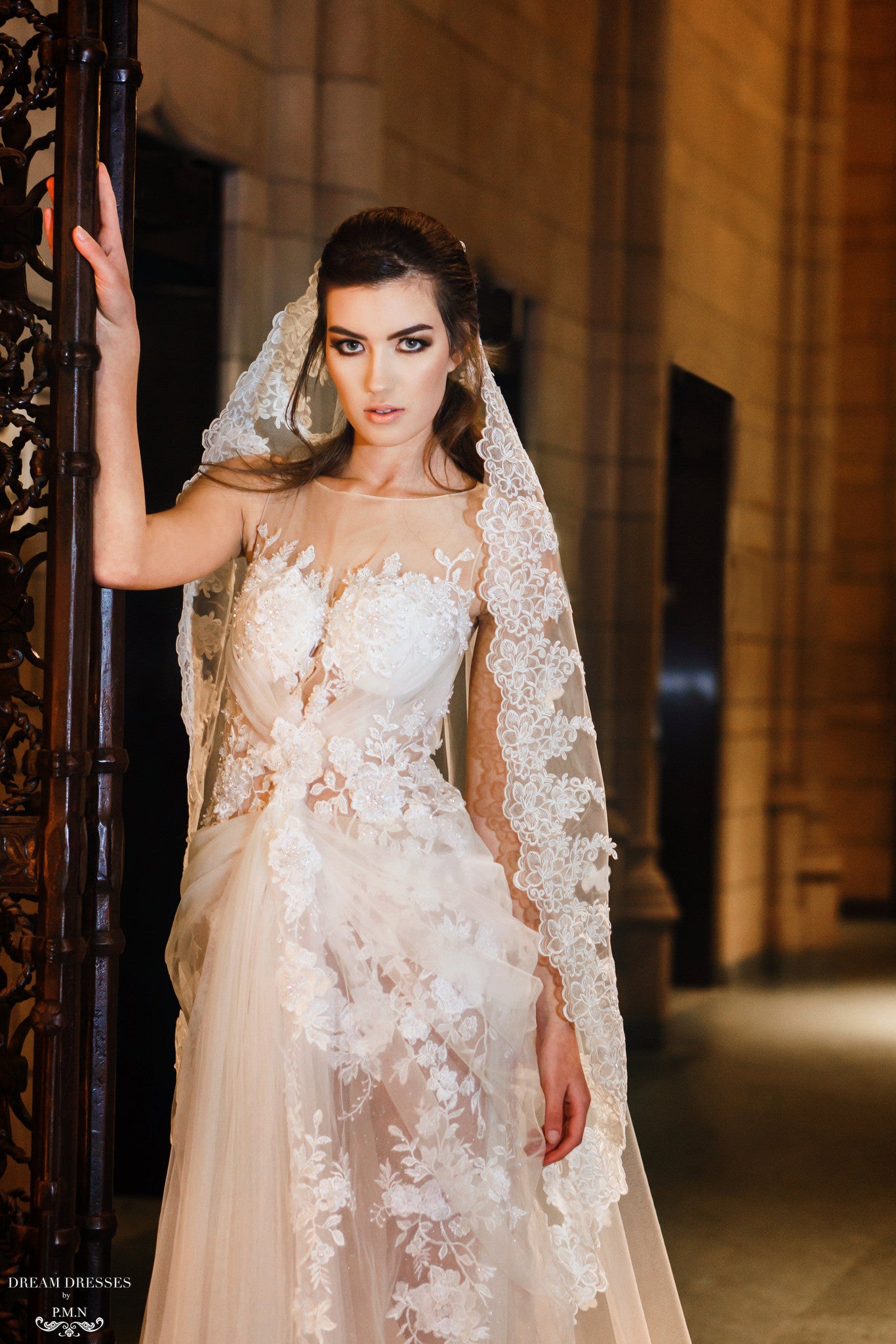 Cathedral Wedding Veil (#Izia) - Dream Dresses by P.M.N
 - 4