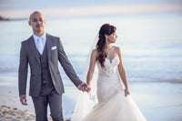Strapless Trumpet Wedding Gown With Horsehair (Style # PB115) - Dream Dresses by P.M.N
 - 11