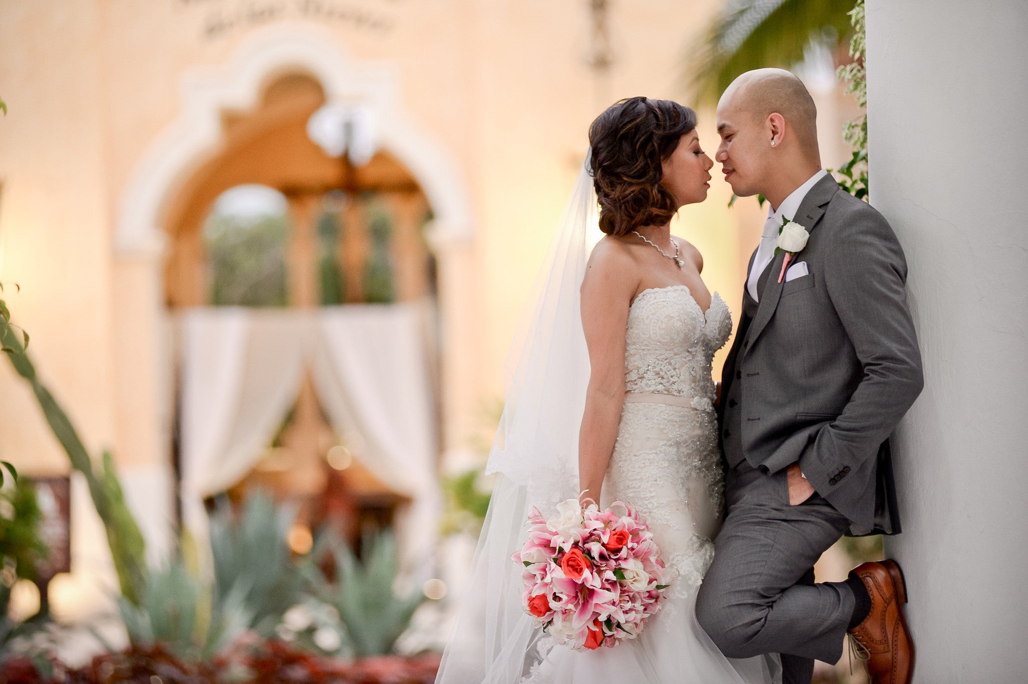 Trumpet Wedding Dress With Horsehair Braid (Style # PB115)