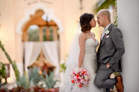 Strapless Trumpet Wedding Gown With Horsehair (Style # PB115) - Dream Dresses by P.M.N
 - 12