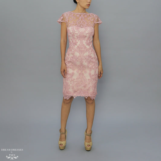 Knee Length Mother of The Bride Dress (#Karina) - Dream Dresses by P.M.N.