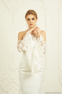 Detachable Bridal Bell Sleeves (#KAYLEE) - Dream Dresses by P.M.N.