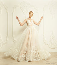 Lace Ball Gown Wedding Dress (#Kaytie) - Dream Dresses by P.M.N.