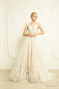 Lace Ball Gown Wedding Dress (#Kaytie) - Dream Dresses by P.M.N.