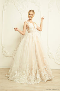 Lace Ball Gown Wedding Dress (#Kaytie) - Dream Dresses by P.M.N.