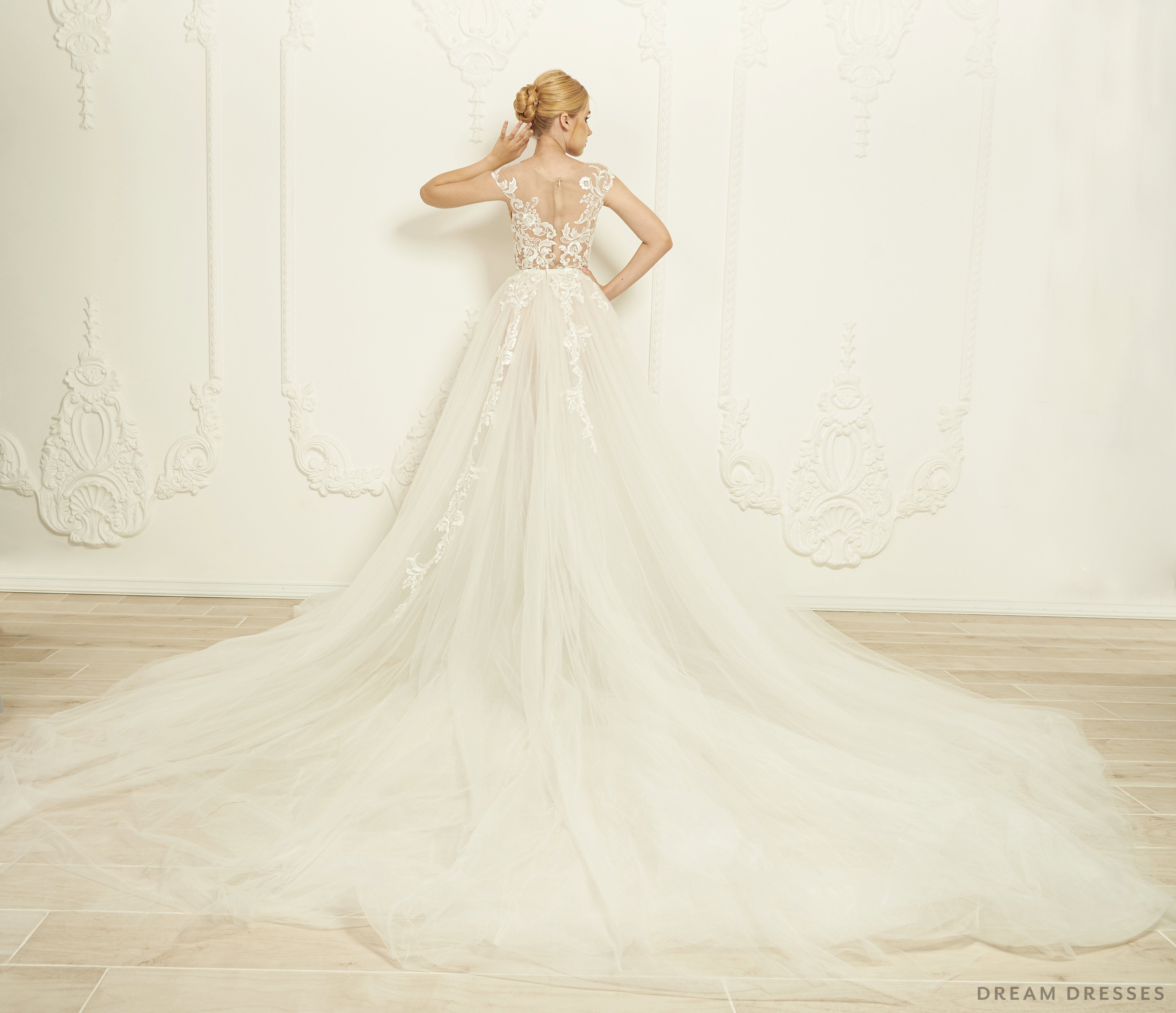 A-line Lace Wedding Dress (#Lavinia)