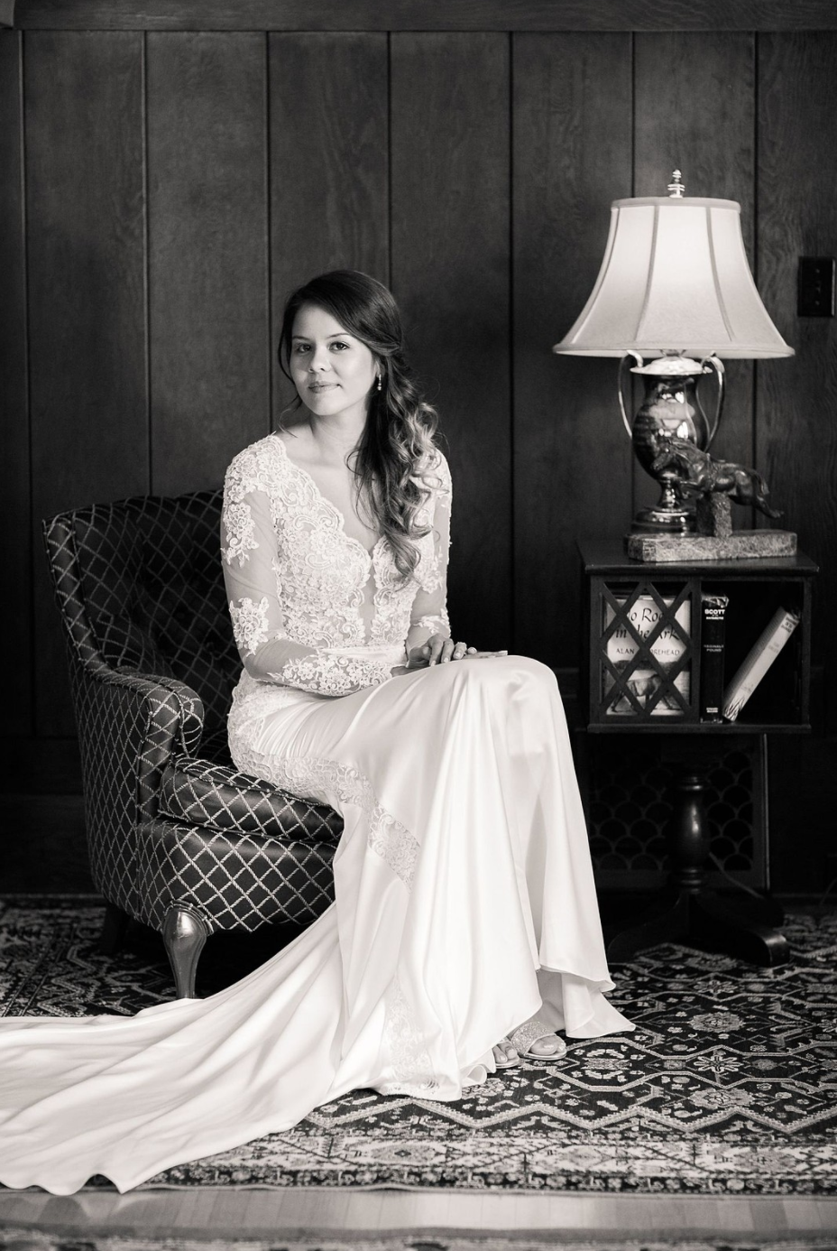 Long Sleeve Satin Wedding Dress (#Lindsey) - Dream Dresses by P.M.N.