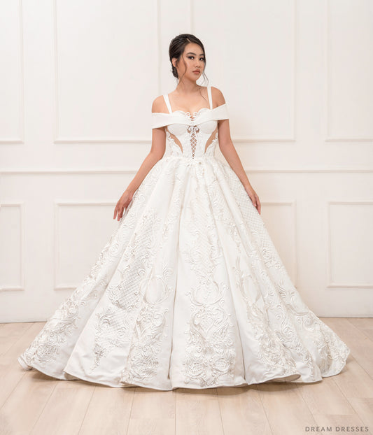 Princess Ball Gown Wedding Dress (#Esmée) - Dream Dresses by P.M.N.