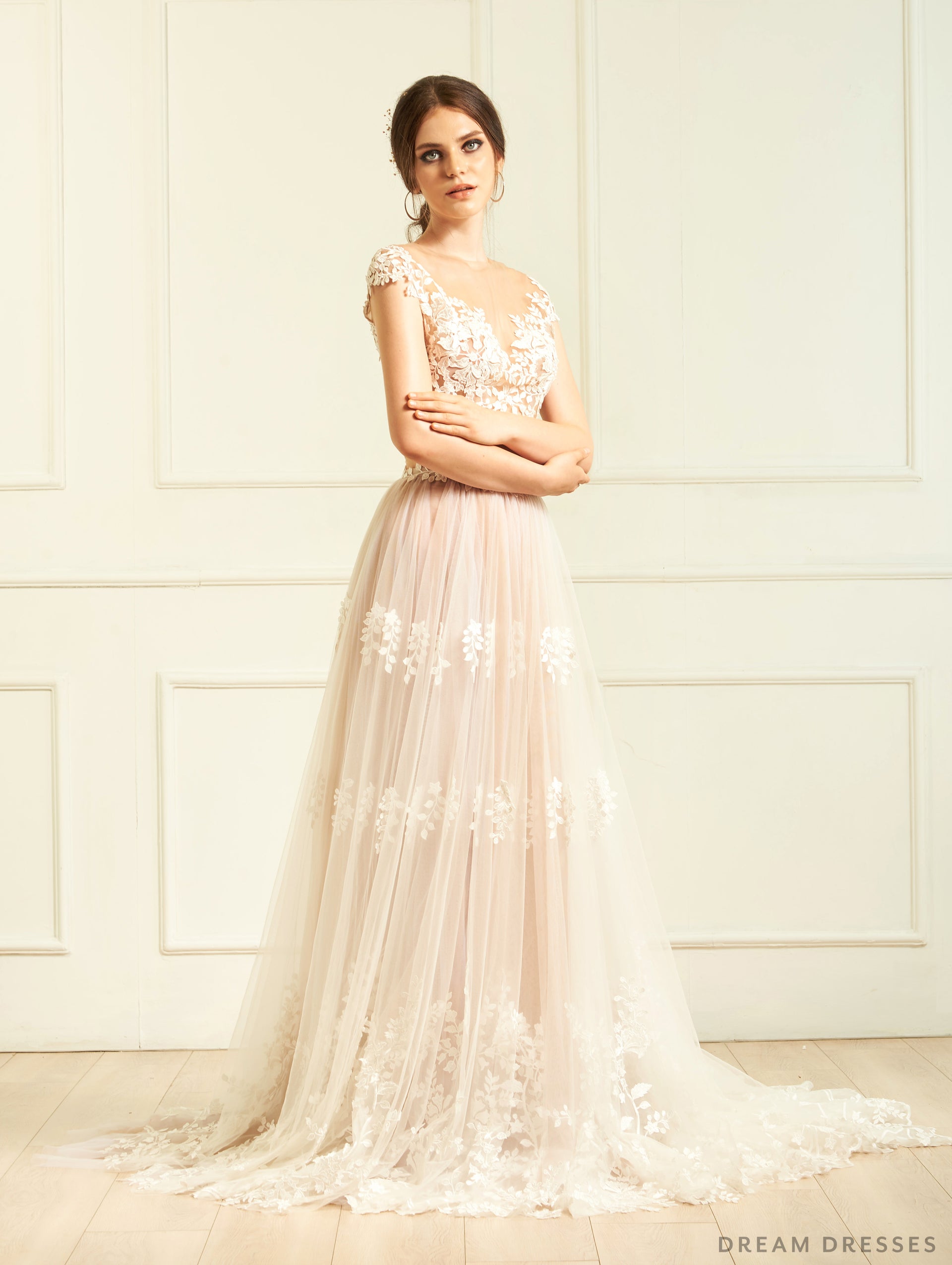 Two-Piece Wedding Dress (#Amelia) - Dream Dresses by P.M.N.