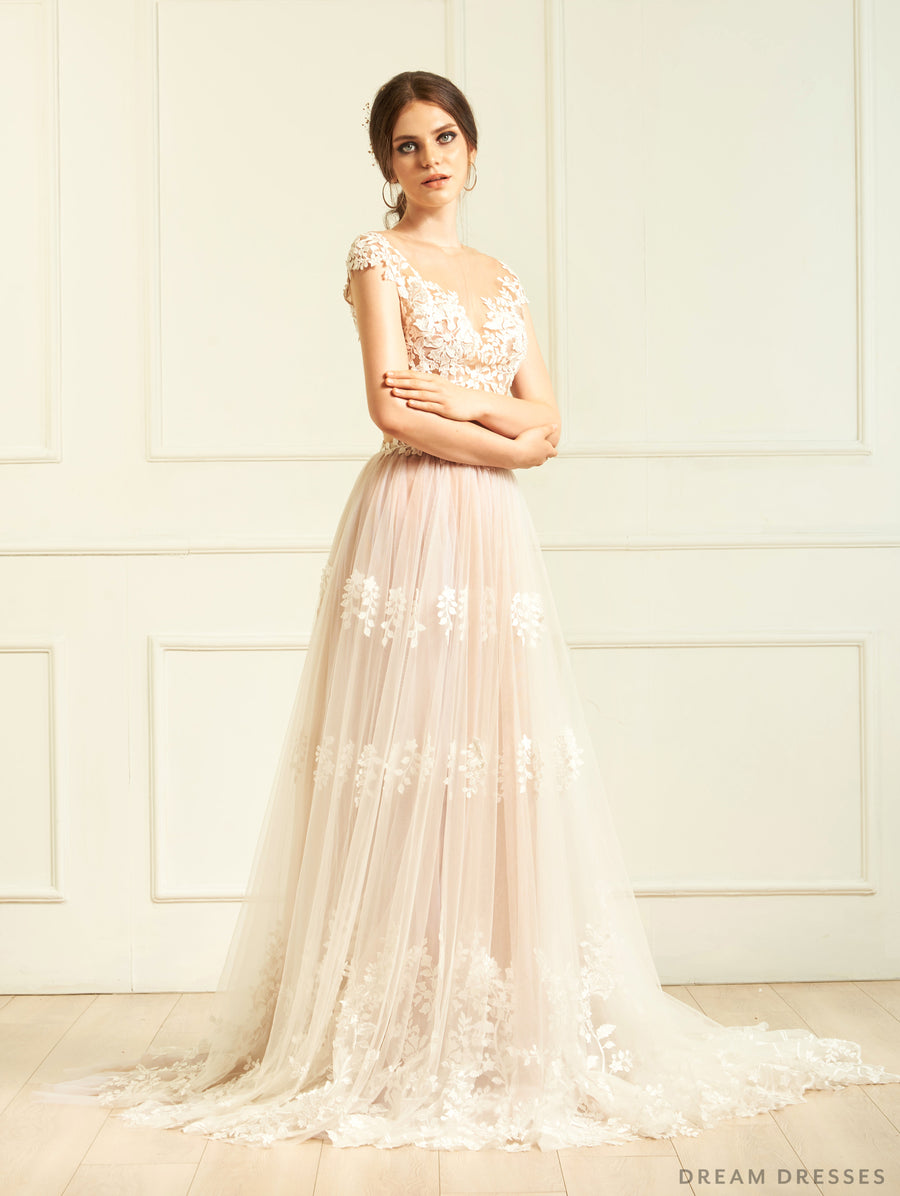 Two-Piece Wedding Dress (#Amelia) - Dream Dresses by P.M.N.