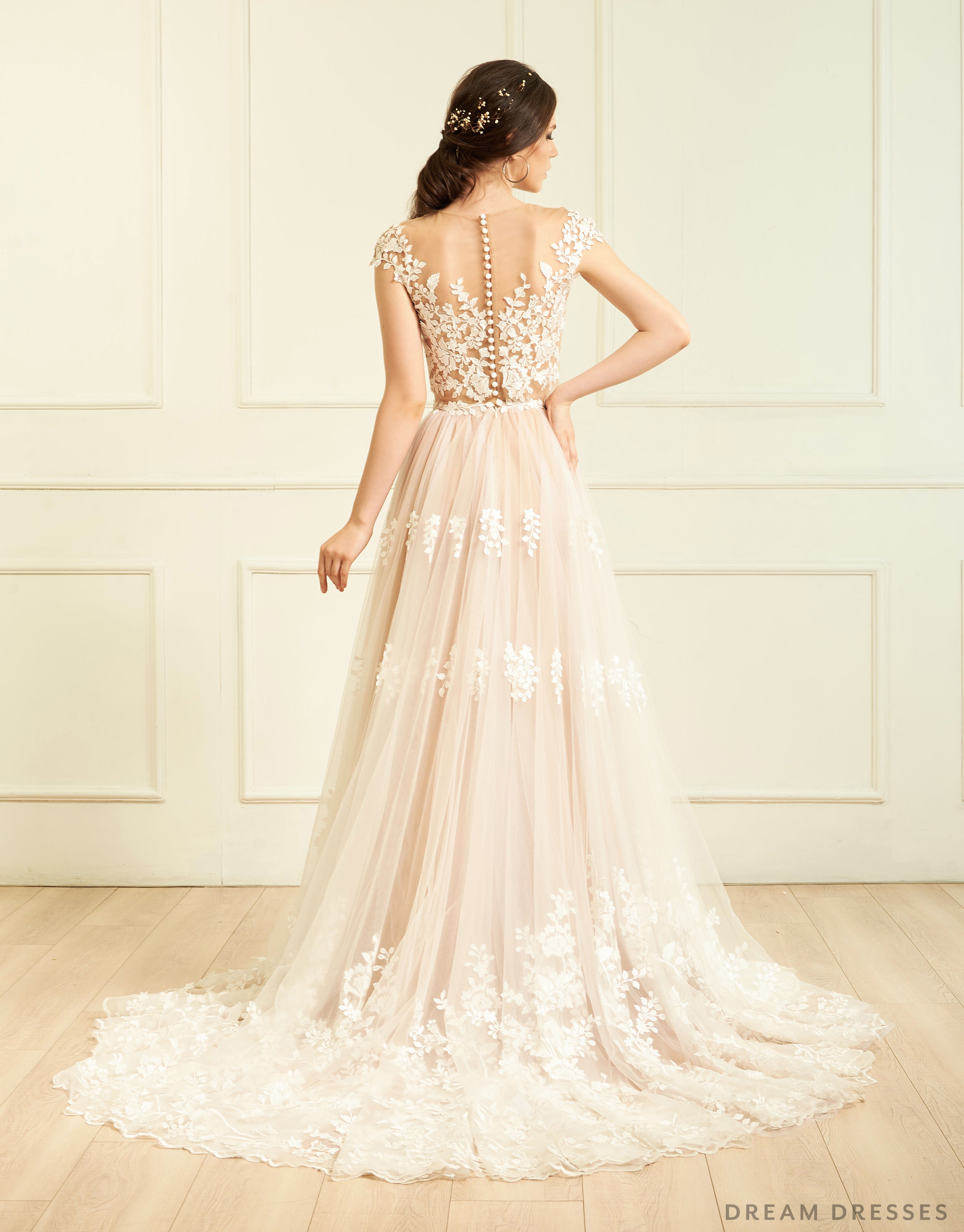 Two-Piece Wedding Dress (#Amelia)
