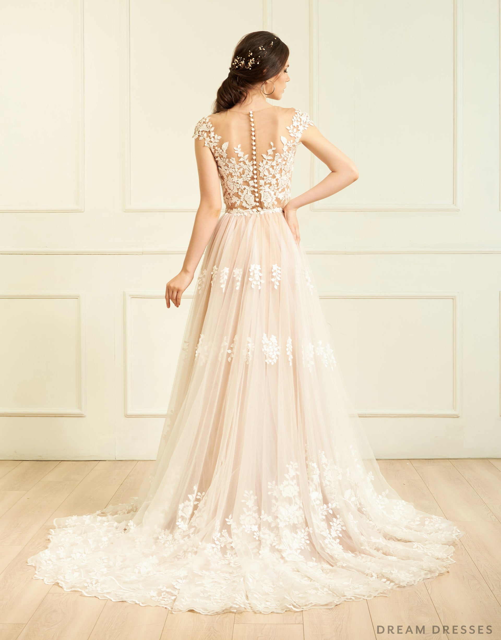 Two-Piece Wedding Dress (#Amelia) - Dream Dresses by P.M.N.