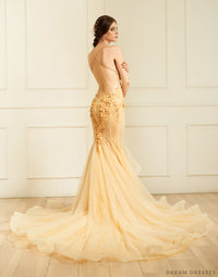 Gold Mermaid Wedding Gown (#Katerina ) - Dream Dresses by P.M.N.