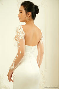 Detachable Long Sleeves for Wedding Dress (#CHIARA) - Dream Dresses by P.M.N.