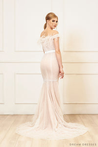 Ostrich Feather Wedding Gown (#Stella) - Dream Dresses by P.M.N.