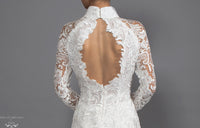 White Bridal Ao Dai | Vietnamese Lace Bridal Dress (#MELISSA) - Dream Dresses by P.M.N.