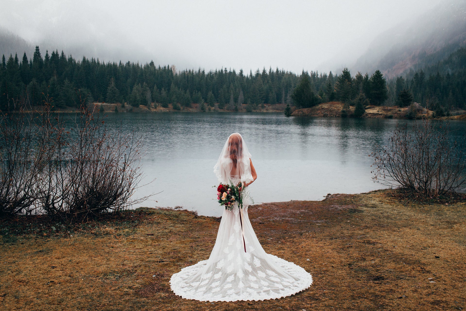 Sexy Sheer Mermaid Wedding Dress (Style # Kyra PB086) - Dream Dresses by P.M.N
 - 5