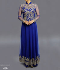 Blue Ao Dai / Mother of The Bride Ao Dai (#SOFIA) - Dream Dresses by P.M.N.