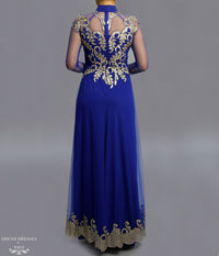 Blue Ao Dai / Mother of The Bride Ao Dai (#SOFIA) - Dream Dresses by P.M.N.