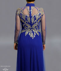Blue Ao Dai / Mother of The Bride Ao Dai (#SOFIA) - Dream Dresses by P.M.N.