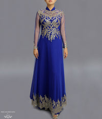 Blue Ao Dai / Mother of The Bride Ao Dai (#SOFIA) - Dream Dresses by P.M.N.