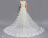 Detachable Cathedral Wedding Train (#Jasmine) - Dream Dresses by P.M.N.
