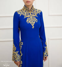 Blue Ao Dai / Mother of The Bride Ao Dai (#GINA) - Dream Dresses by P.M.N.