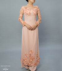 Lace Ao Dai / Mother of The Bride Ao Dai (#MAIYA) - Dream Dresses by P.M.N.
