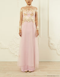 Pink Bridal Ao Dai | Modern Vietnamese Bridal Dress (#MYLAH) - Dream Dresses by P.M.N.