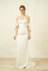 Lace Wedding Cape (#MAGGIA ) - Dream Dresses by P.M.N.
