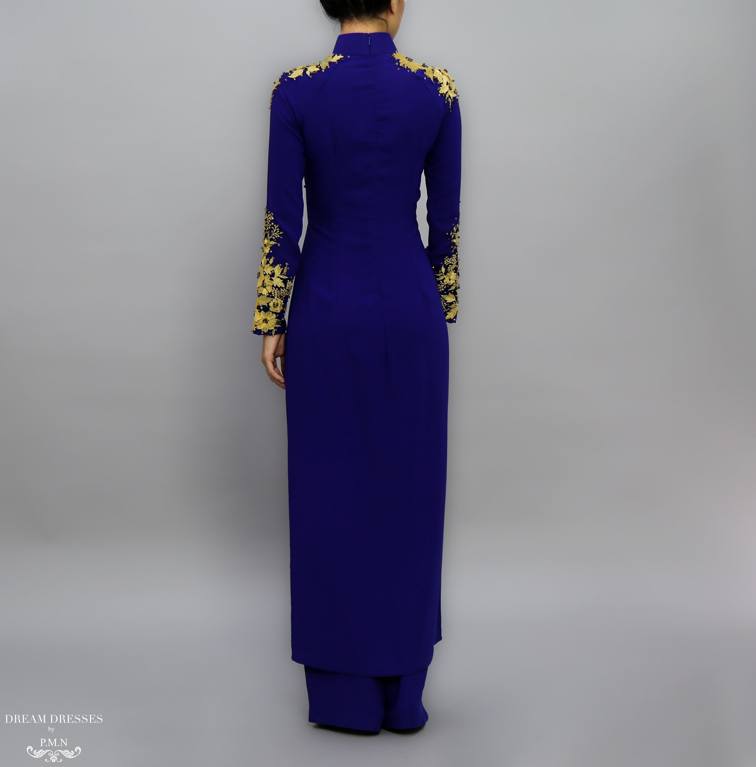 Blue Ao Dai / Mother of The Bride Ao Dai (#MARA)