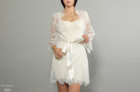 Bell Sleeve Bridal Lace Robe (#Miriam) - Dream Dresses by P.M.N.