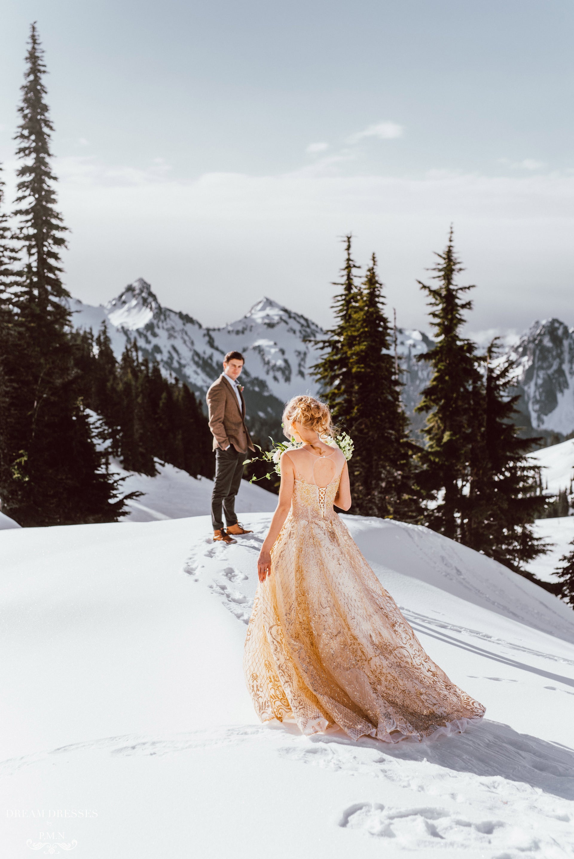 Gold Ball Gown (#Theia) - Dream Dresses by P.M.N.